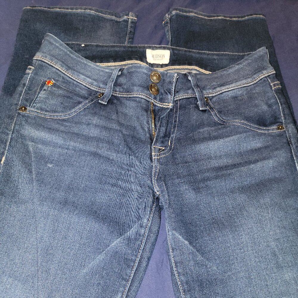 Classic Women's Dark Blue Jeans - Picture 3 of 9